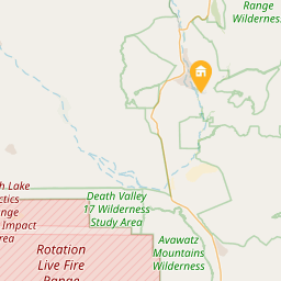 Villa Anita in Death Valley on the map